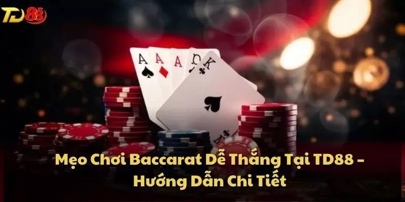 Mẹo Chơi Baccarat Dễ Thắng Tại TD88 – Hướng Dẫn Chi Tiết